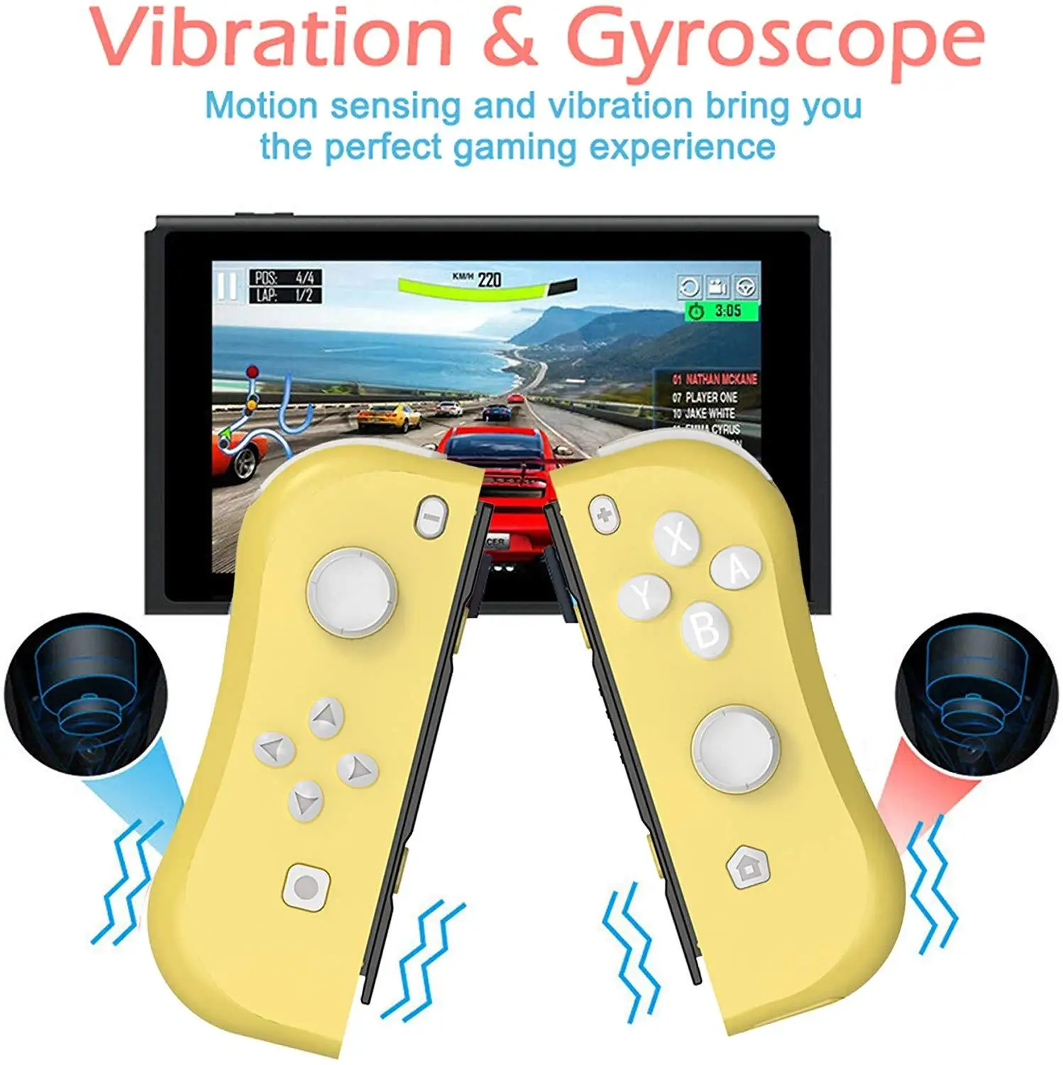 Controlador de juegos Bluetooth para izquierda y derecha Gamepad para Nintend Switch NS Joycon para consola de interruptores Nintend - 2