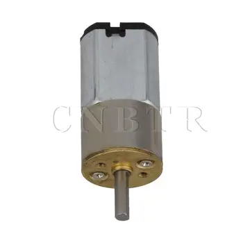 

CNBTR DC6V 33RPM Miniature Gearbox Speed Reduction Electric Gear Motor Silver