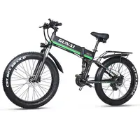 Pedal de bicicleta elétrica bronze, bicicleta dobrável de 1000w, 48v, 12,8ah, pneu largo, para mountain bike com 21 velocidades, e-bike, assistente, freio a disco hidráulico