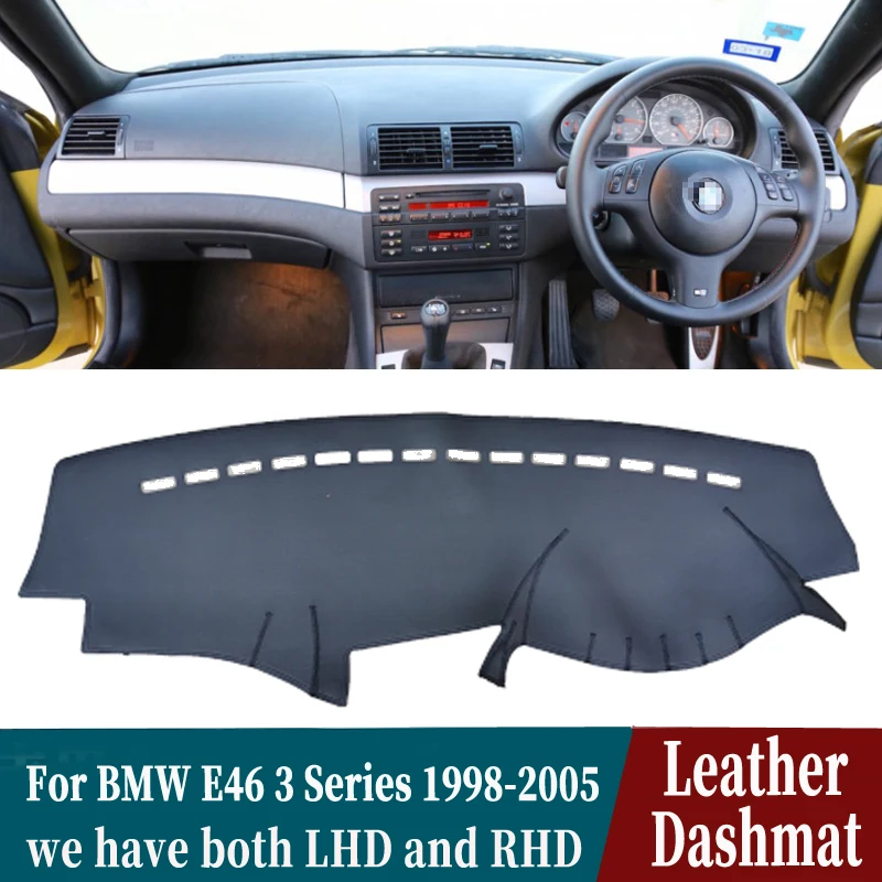 For Bmw E46 318i 316i 320i 325 1999 2000 2001 2005 Leather Dashmat  Dashboard Cover Pad Dash Mat Carpet Car-styling Accessories - Car  Anti-dirty Pad - AliExpress