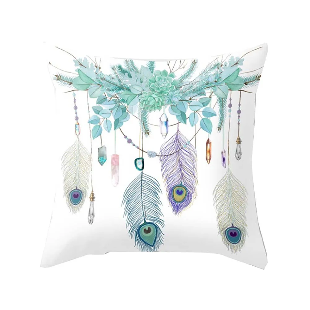 Lychee Dreamcatcher Подушка с принтом Чехол 45x45 см красочные полиэфирные Чехлы для подушек для спальни дома офиса