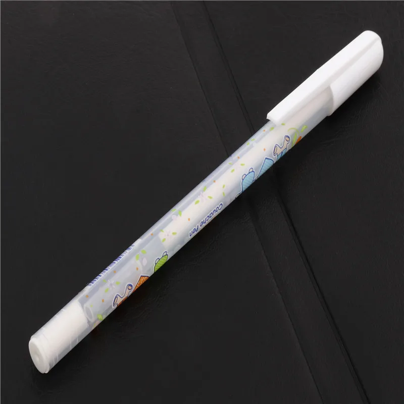 White Ink 0.8MM Gel Pen Unisex Pen Gift For Kids Stationery Office Learning student School Supplies gel pens