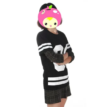 

Womens Baggy Oversized Boyfriend American Baseball 86 Print T-Shirt Top