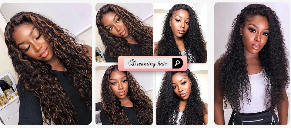 180% Density 13x6 Highlight Curly Human Hair Wigs Malaysia Remy Hair Blonde Lace Front Human Hair Wigs Thick Ends With Baby Hair