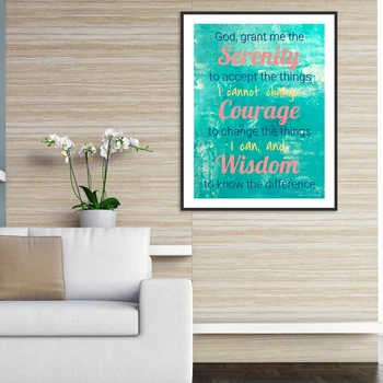 

5D DIY Diamond Painting Full Drill English Phrase Cross Stitch Embroidery Craft for Household Living Room Wall Supplies