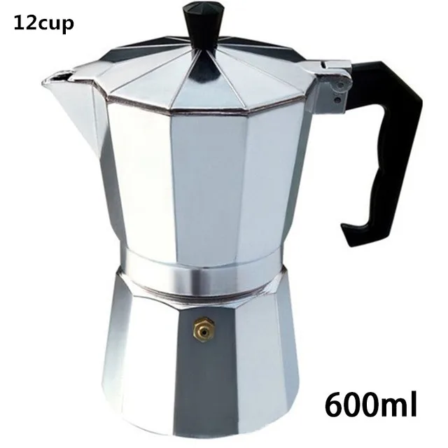 600ml Mocha Coffee Maker Italian Moka Espresso Cafeteira Percolator Pot Stovetop Coffee Maker Filter Italian Espresso Tool Pot - Цвет: as picture