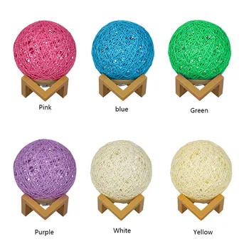 

Sepak Takraw Desk Light Lamp Table Lamp Moon Lamp Night Light 3D Rechargeable Decoration Lamp Gift for Kids Women Girlfriend