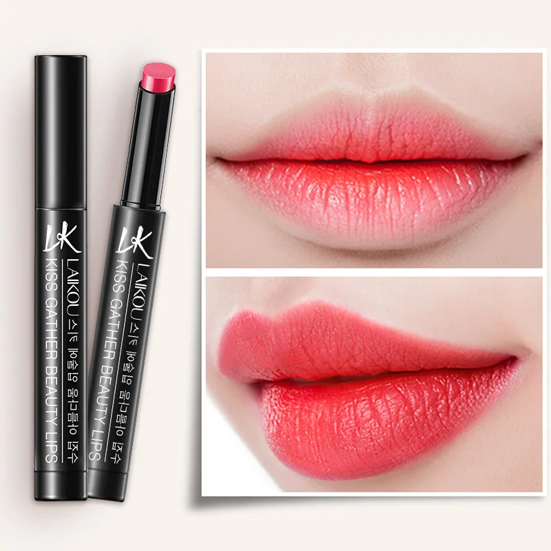 Водостойкий нюдовый матовый глянцевый блеск для губ стойкая помада макияжа