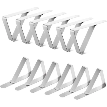 

12 Pack Tablecloth Clips, Table Cloth Cover Clamps, Picnic Tablecloth Clips, Table Cloth Holders for Party, Wedding