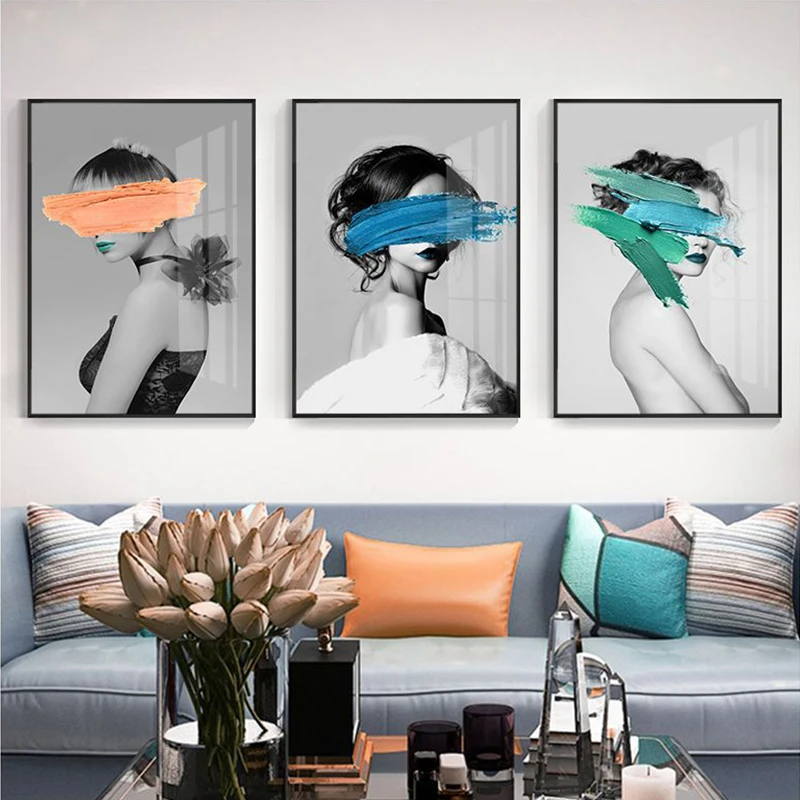 

Posters Paintings Wall Art Pictures for Living Room Home Design Decor Modern Canvas Poster Print Beauty Affiche Murale
