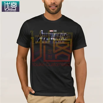 

Avengers End Game Logo Symbol Marvel Movie 2020 T Shirt Black Size S-3XL Amazing short sleeves unique for Men Tops