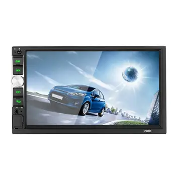 

Hot Sale Car Stereo Wear-resistant 7090S Double DIN Bluetooth Car Stereo 7 inch Screen USB RCA FM Radio Head Unit