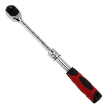 

3/8" Flexible Spanner Telescopic Extendable Long Handle Ratchet Socket Wrench