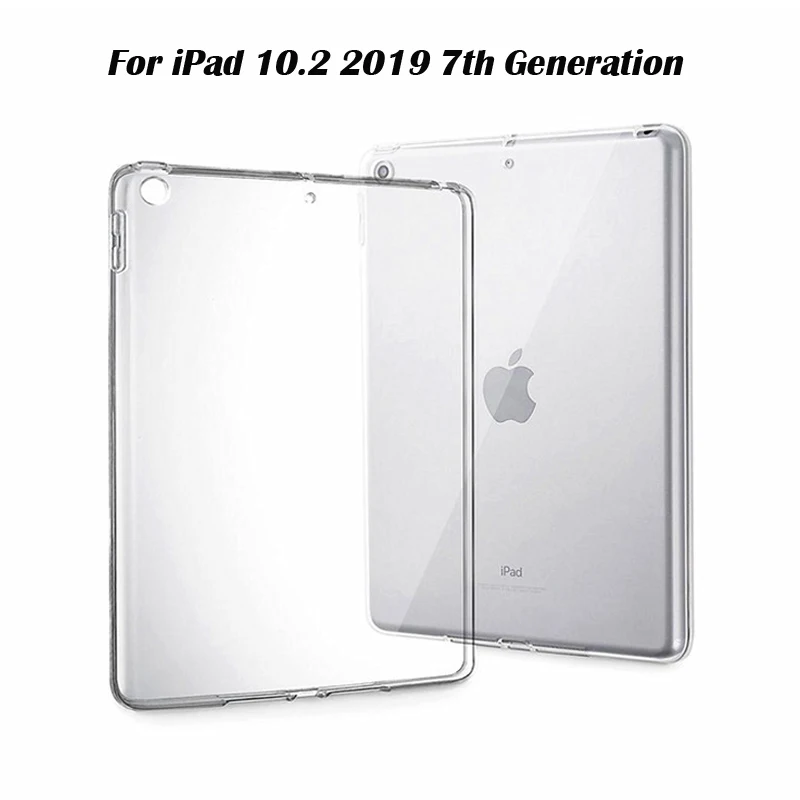 

2019 newest Tablet Case for ipad 10.2 air 3 Pro 10.5 Soft Silicone Cover for iPad 9.7 5/6th air 1 2 Mini 5 4 3 2 back case