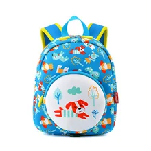 Ортопедические детские милые Мультяшные животные зоопарк детский школьный рюкзак с собачкой для девочек и мальчиков начальные школьные сумки