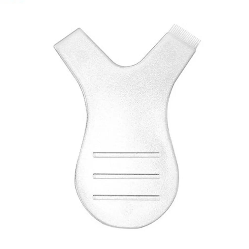 Y Shape Eyelash Brush, Soft Silicone Eye Lash Lifting Curler Extension Graft Clean Up Brush for Makeup Beauty Tool