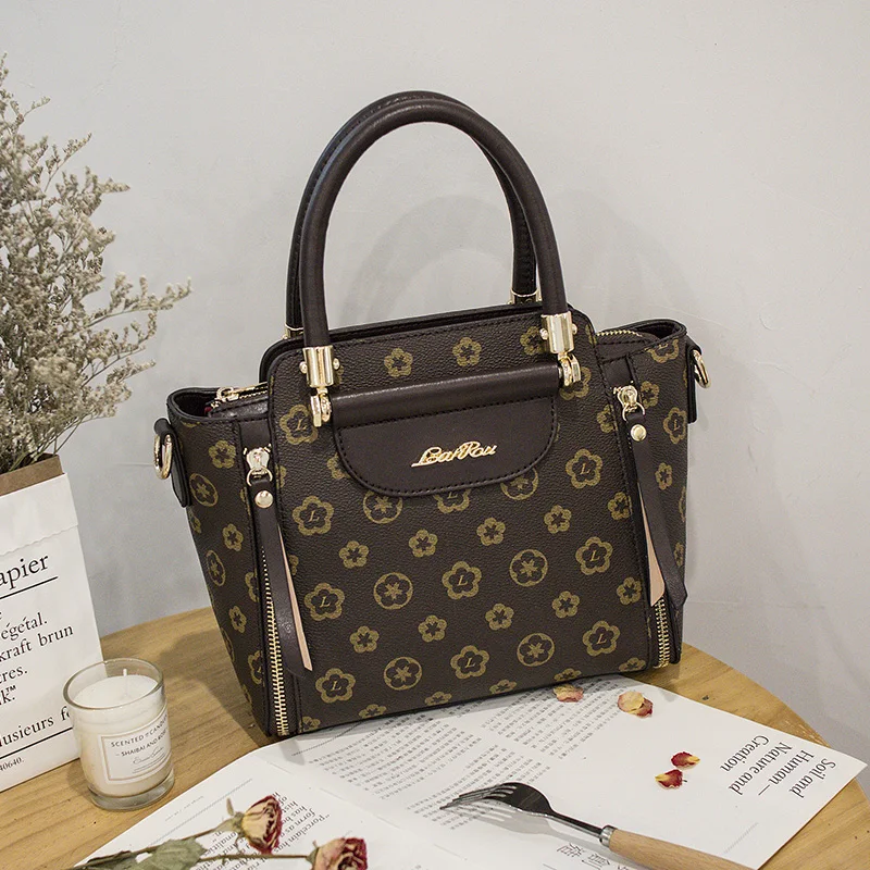 

Europe Women Fashion Luxury Leather Handbags Top-Handle Bag Tote High Quality Shoulder Crossbody Small Tote bag