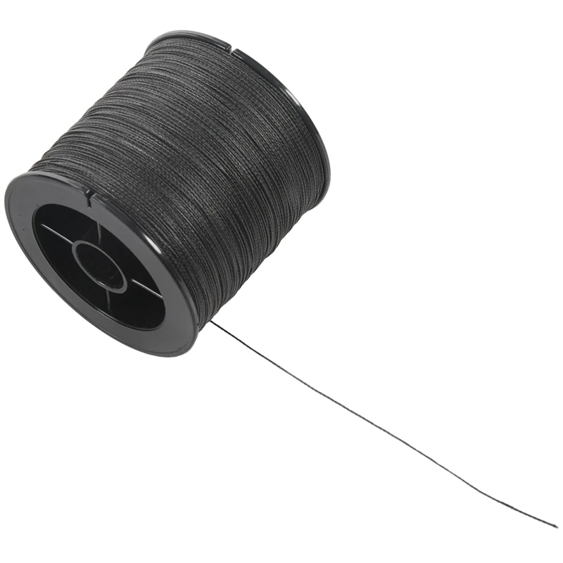 500M 50LB Colorful 4 Strands Multifilament PE Braid Fishing Line(Black