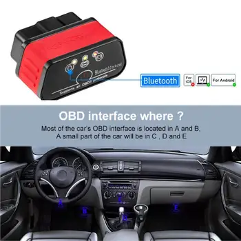 

Car Diagnostic Tool 2402 ~ 2480MHZ KONNWEI KW903 Bluetooth 3.0 OBD Car Code Reader Auto Scanner Tool Electronic Component