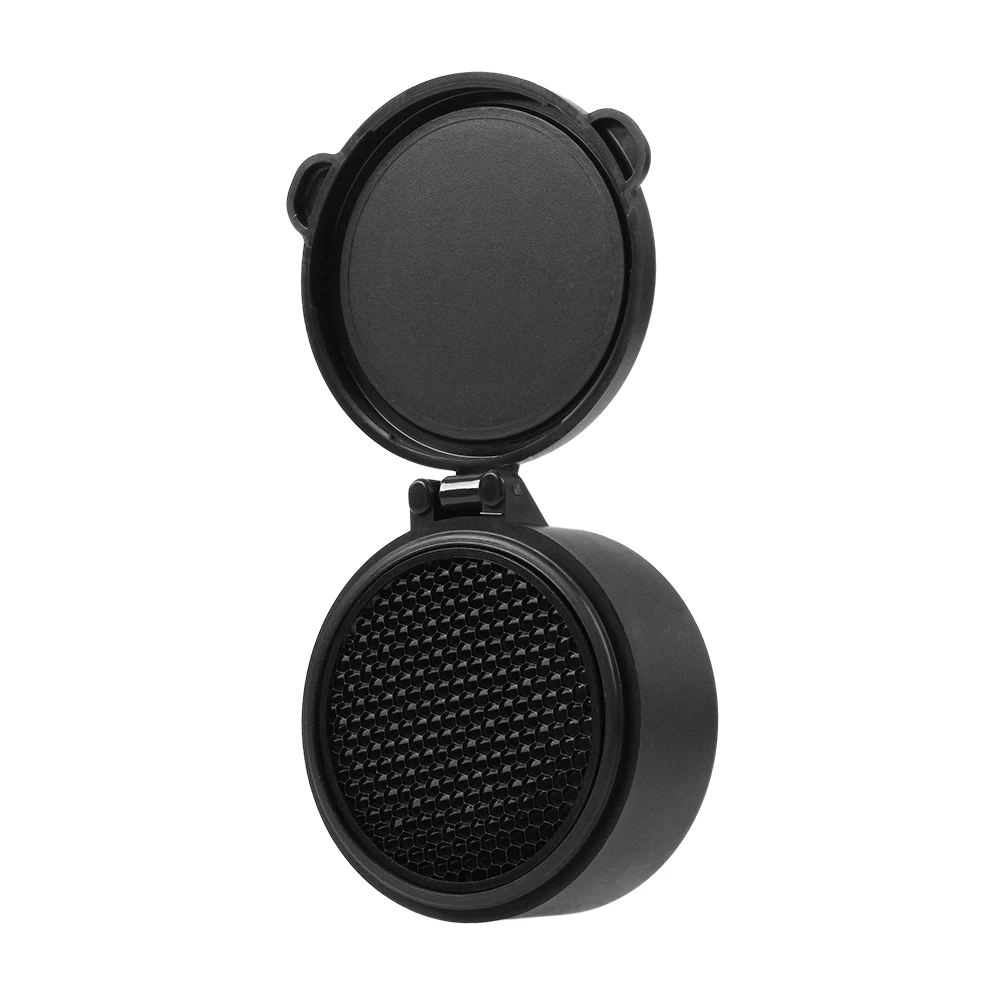 Tactical Scope Lens Caps Marcool Tactical KillFlash Lens Caps For 44mm 50mm 56mm Optical Hunting Sight Rifle Scope Sunshade Mesh Honeycomb Filp-up Cover