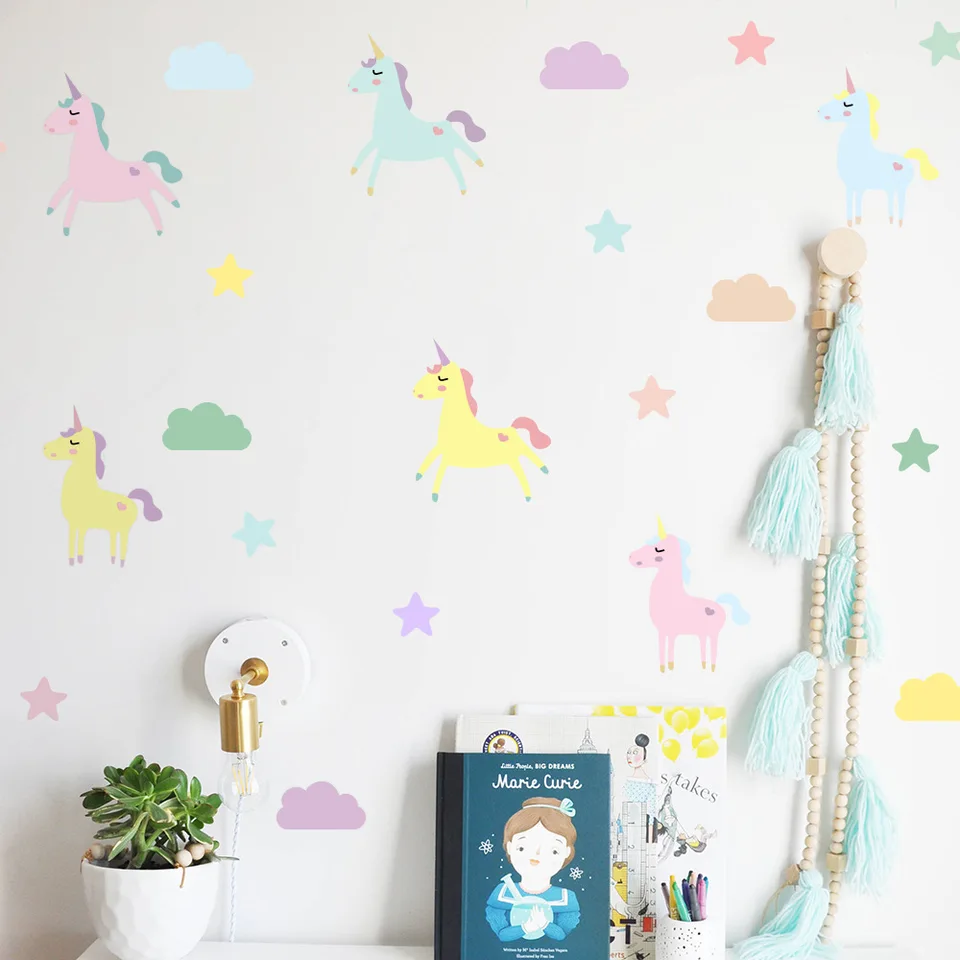 unicorn wall vinyl