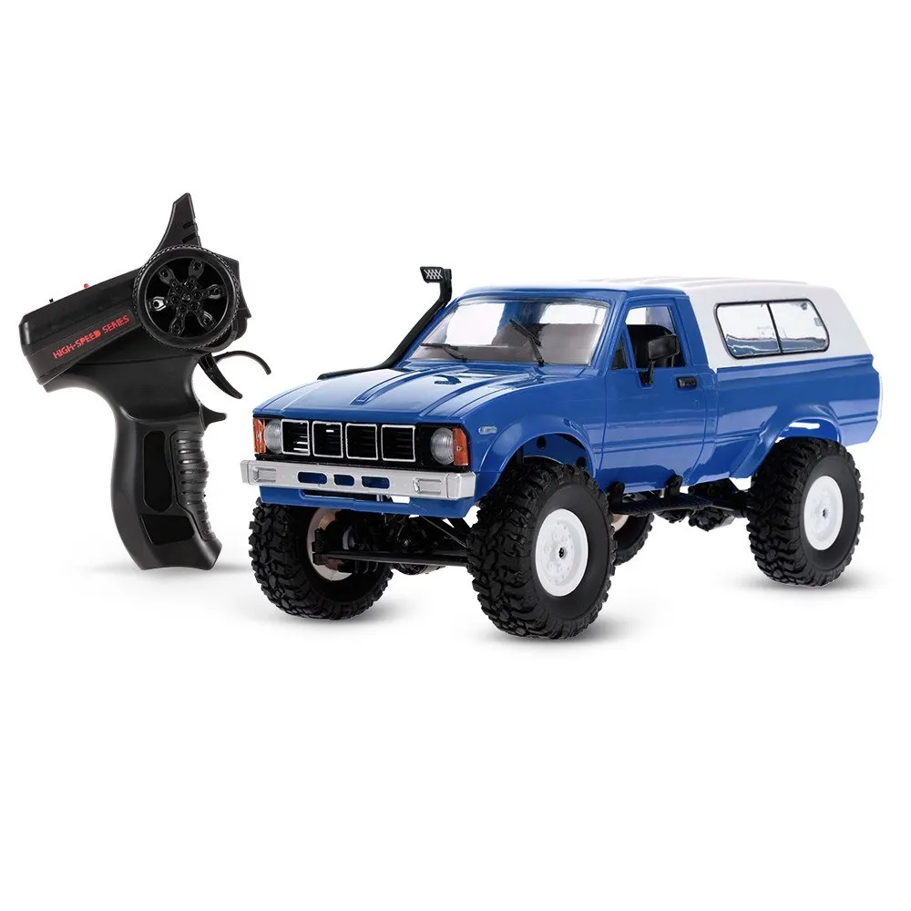 

WPL C-24 2.4G 4WD 1:16 Off Road Rock Crawler with Front LED RC Car RTR