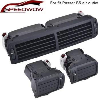 

SPEEDWOW Car Front Dashboard Central Left Right Air Conditioning Vent Outlet For VW PASSAT B5 1997-2005 3B0819728 3B0819704D