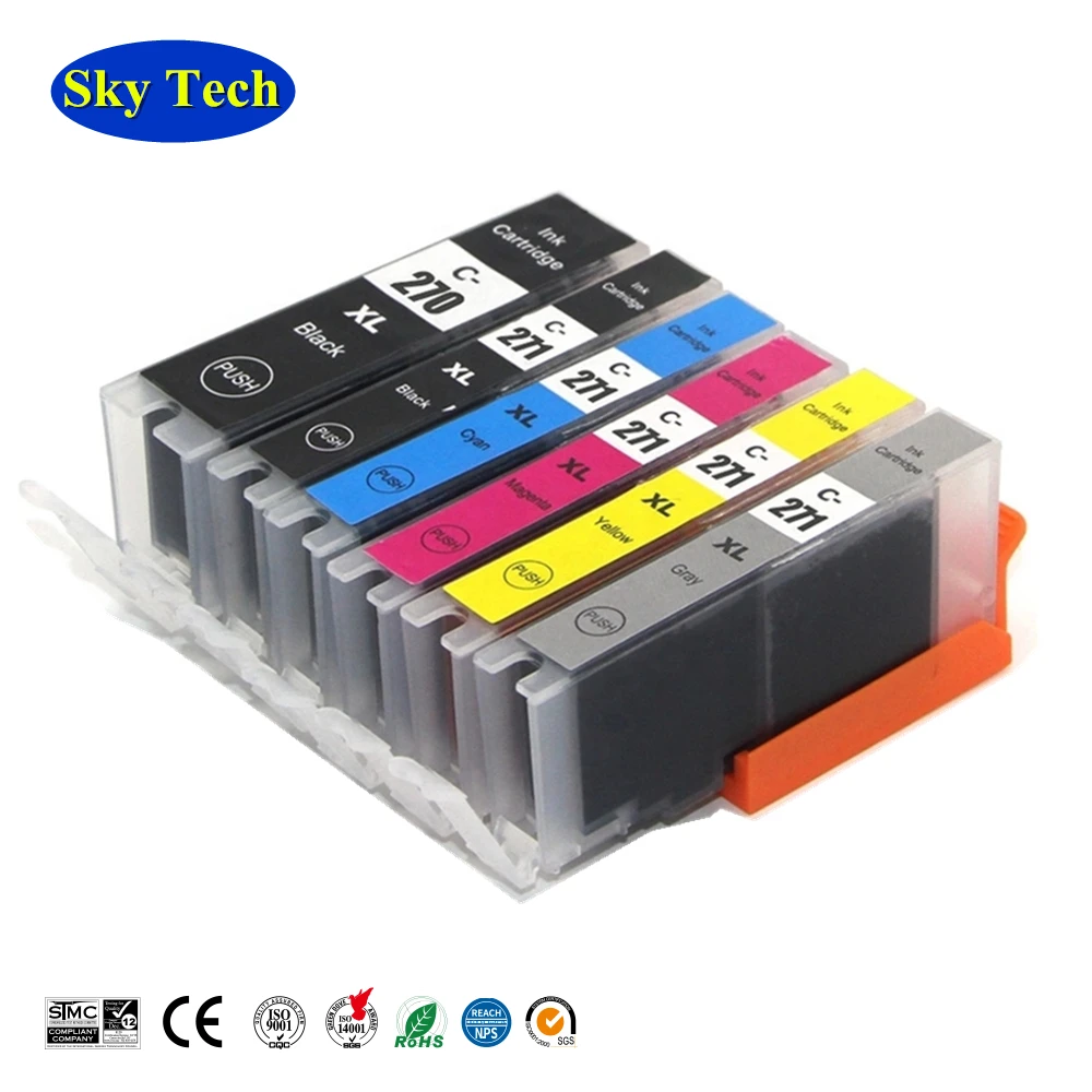 Совместимые картриджи для Canon PGI270 CLI271 PGI 270 CLI 271 Pixma MG5720/MG6820/MG7720/TS5020/TS6020/TS8020/TS9020 и т.