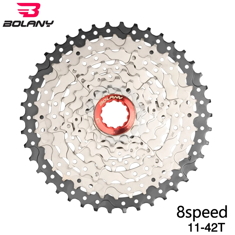 Bolany MTB 8 скоростей 11 40T 42T кассета для горных велосипедов запасные части совместимы