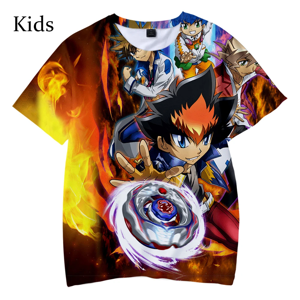 夏3dベイブレードバースト進化tシャツボーイズガールズtシャツプリントベイブレードバースト進化子供カジュアル子供の3d Tシャツ T Shirts Aliexpress
