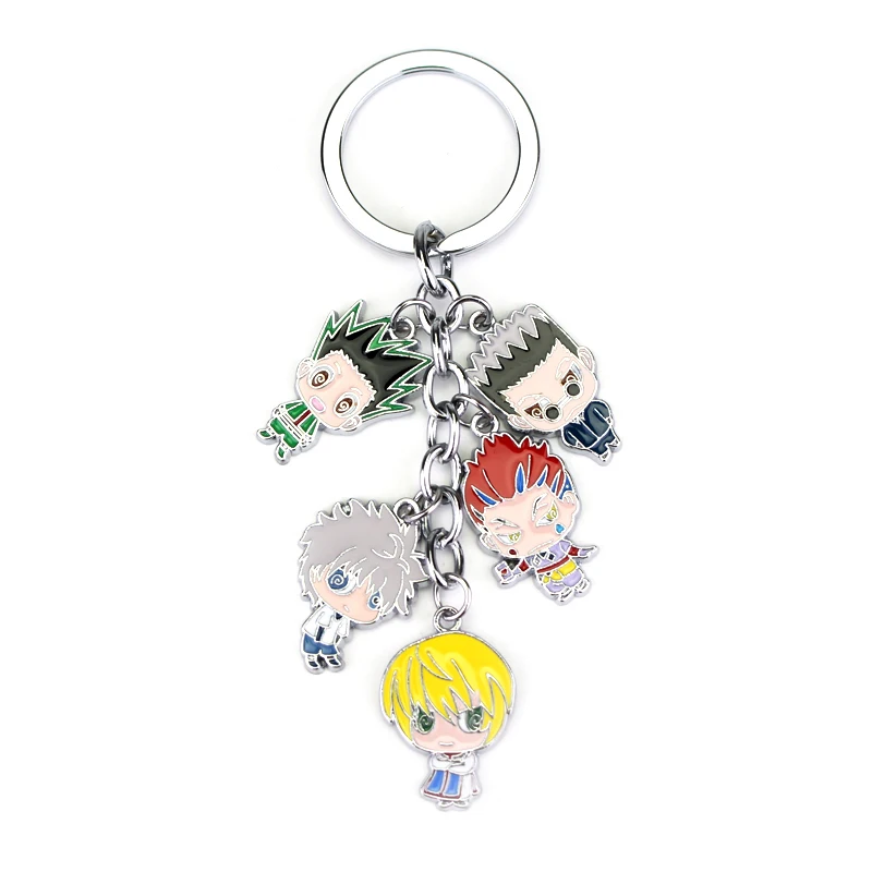 Классический брелок для ключей из сплава в стиле аниме HUNTER x Аниме Killua Zoldyck