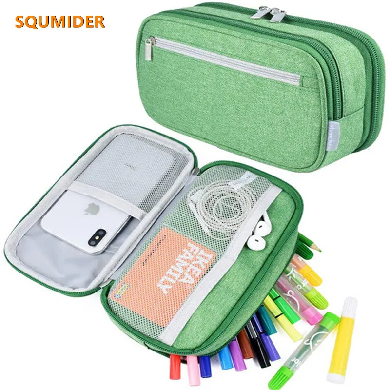 Set Di Materiale Scolastico. Tornare A Scuola. Penne Marcatrici Matite Gessetti Cerniere Mano Disegno Continuo Colori Una Linea 303287380