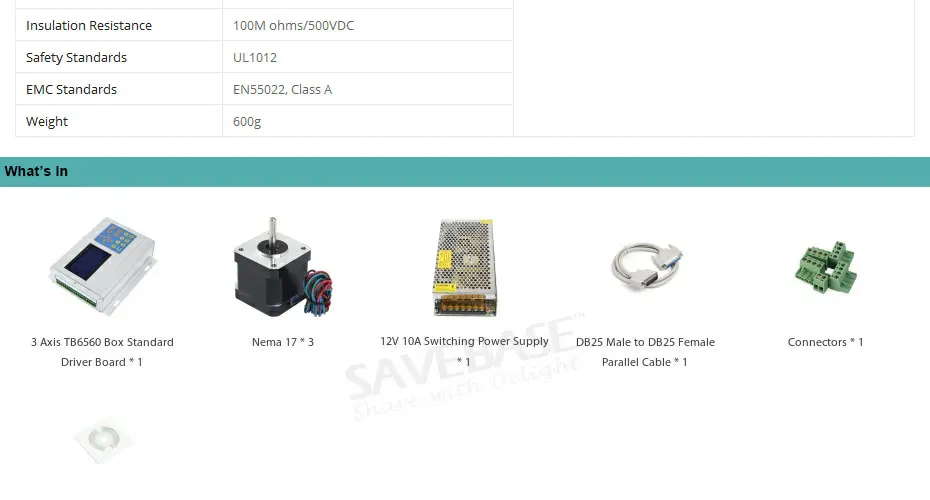 ЧПУ Маршрутизатора Комплект 4-оси M335 Драйвер Мотора 0.5A-3.5A+ 1.26 Nm Nema23 Шаговый Мотор
