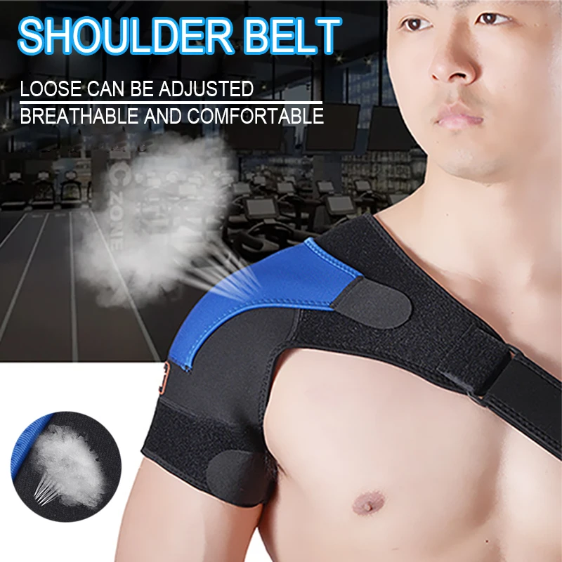 Support Brace Shoulder Supports Outdoor Sports Weightlifting Adjustable Basketball Joint Pain Breathable Gym Shoulder Protector