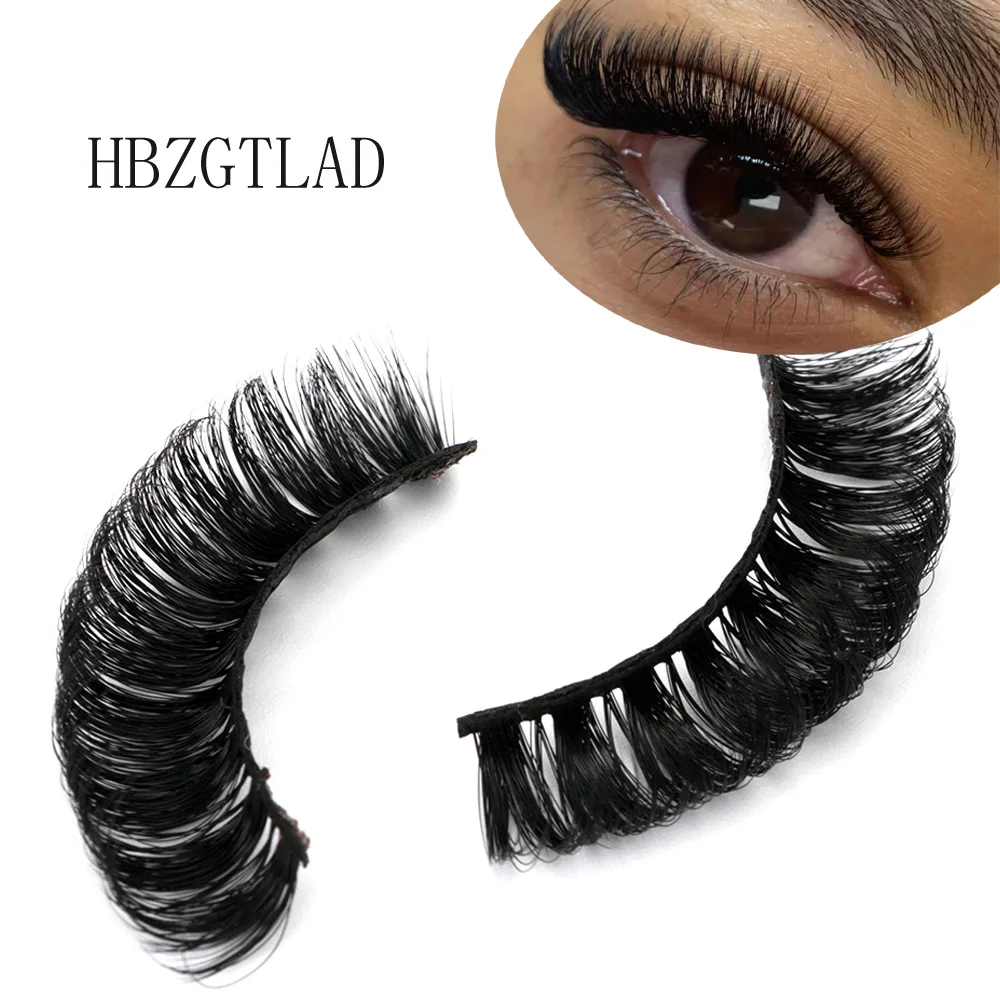 NEW 2pairs 8-25mm Eyelashes 3D Mink Lashes DD Volume Handmade False Thick Full Strip Cruelty Free cilios | Красота и здоровье