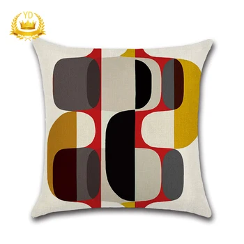 

Square Cushion Cover With Decorative Geometric Patterns For Sofa, Home Decor,45x45cm YDHS