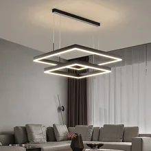 

Nordic LED Chandelier Living Room Bedroom Dining Room Modern Ceiling Chandelier Aluminum Attic Villa Decorative Lighting
