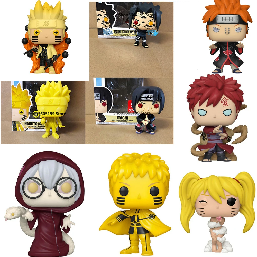 Новинка! Pop sasuke kurama ITACHI KAKASHI HOKAGE TSUNADE GAARA OROCHIMARU с коробкой Фигурки игрушки