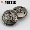 Meetee 10Pcs 12-30mm Metal Buttons Jeans Coat Jacket Copper Retro Button for DIY Sewing Clothing Decor Accessories B3-13 ► Photo 3/5
