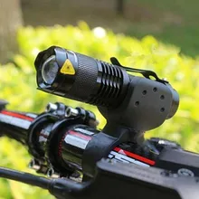  LISM 3000LM 3 Mode 7W Bicycle Light Q5 Led Cycling Front Light Bike Lights Lamp Torch Waterproof Zoom Bike Flashlight, Use 14500 
