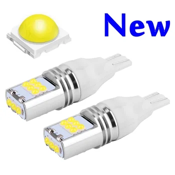 

2pcs T15 921 W16W WY16W Super Bright 1800Lm LED Car Tail Brake Lights Auto Backup Reverse Lamp Turn Signal Bulb White Red Yellow