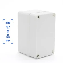 Новая Водонепроницаемая пластиковая коробка корпуса ABS пластиковая электрическая коробка проекта наружная распределительная коробка корпус
