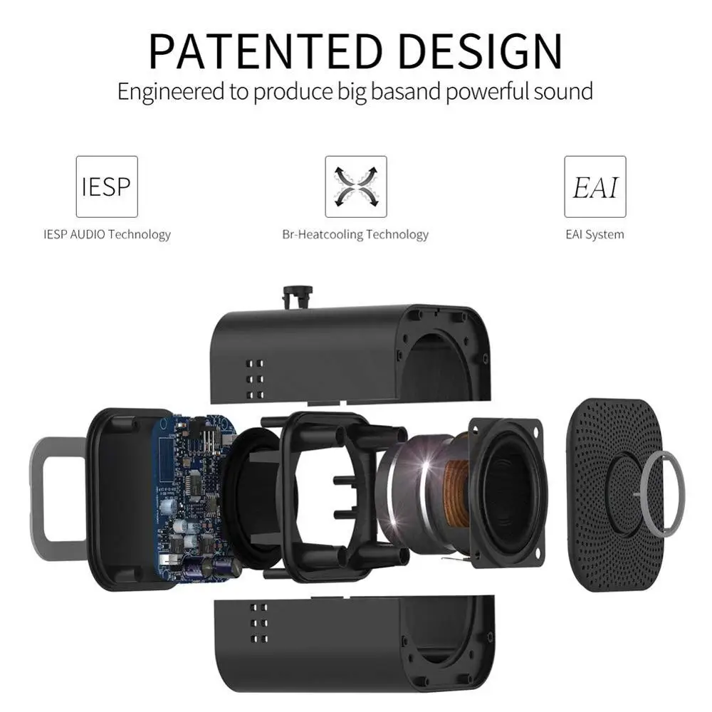 Мини bluetooth колонка CAV 3D стереоколонка с объемным звуком беспроводная коробка