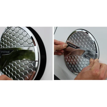 

Car Styling Auto Oil Cap Fuel Tank Cover Sticker Exterior Decoration for Kia Sportage 4 QL 2016-2019 Accessories