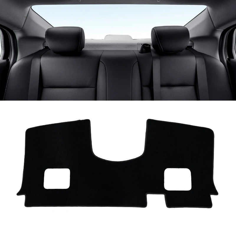 Rear Black Side Приборной панели автомобиля Избегайте светильник Pad инструмент крышка платформы стол коврики ковры для Honda City аксессуары - Название цвета: Rear Black Side