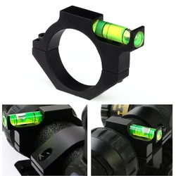 25.4/30mm Bubble Level Fixture Balance Pipe Clamp Bracket Rifle Airgun Scope Ring Bubble Level For Airsoft Hunting Gun Rifle Sco