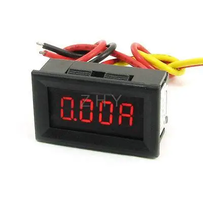 

DC 4-30V 0-2A Measurement Range 1.53" 4-Digital LED Ammeter Voltmeter
