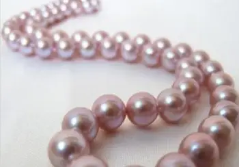 

Jewelry Pearl Necklace HUGE 18"15MM PERFECT SOUTH SEA GENUINE GOLDEN LAVENDER PEARL NECKLACE Free Shipping