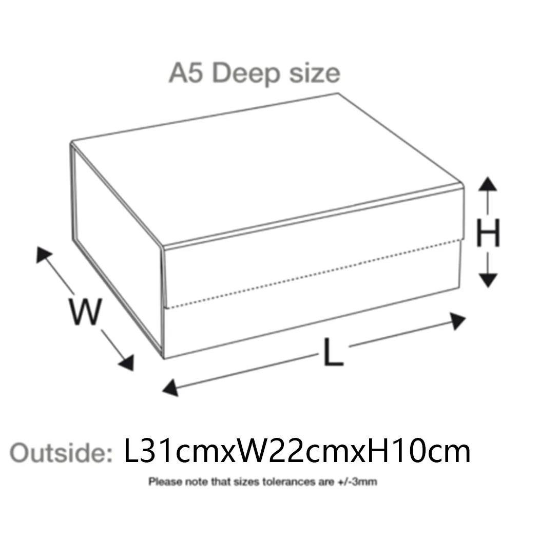 4 Size Gift Box Rigid Thick With Ribbon Magnetic Oversized Packaging Clamshell Folding Colourful Gift Boxes Bags Xmas Storage