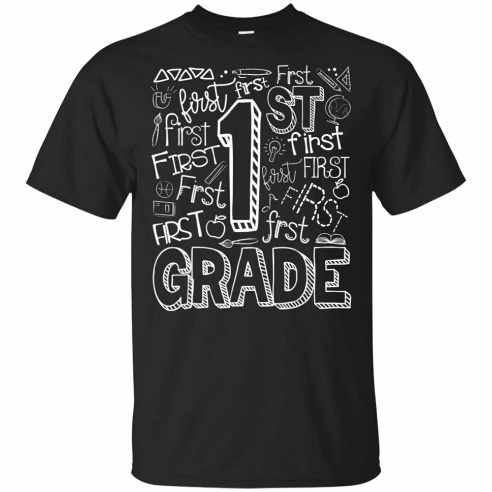 Первоклассная типографическая футболка с надписью Back To School Gifts размер S-3Xl оптовая